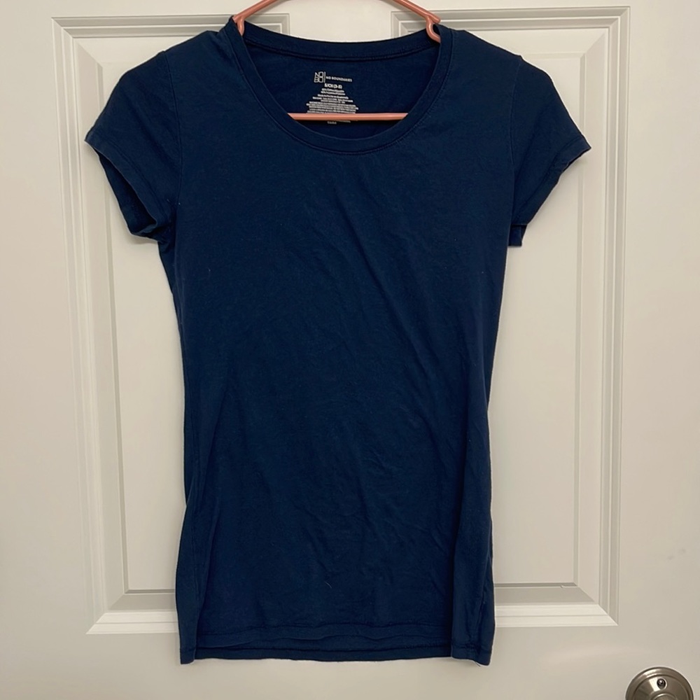Navy blue T-shirt